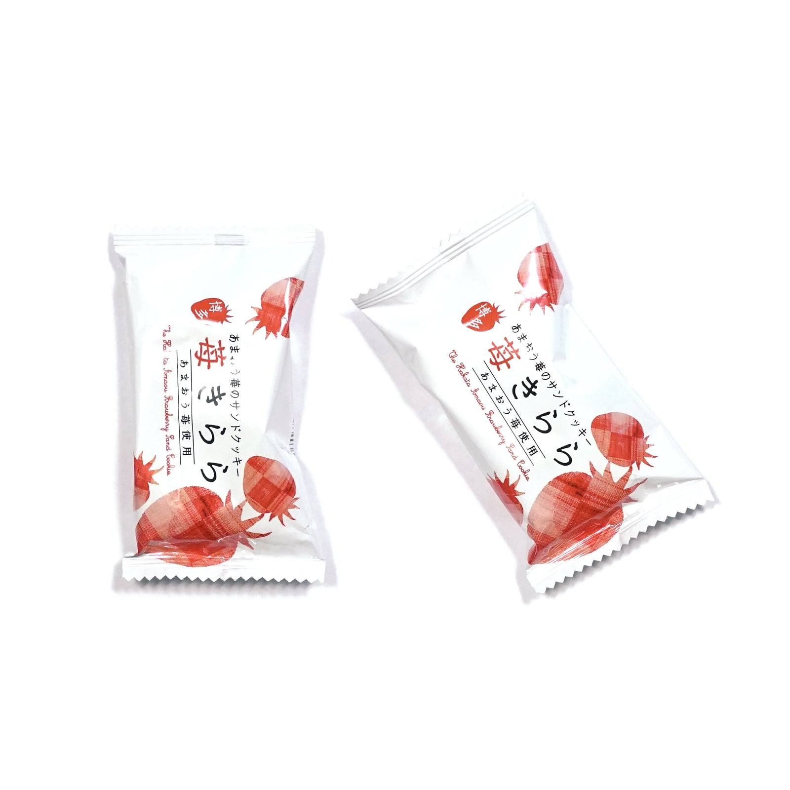 Strawberry cream biscuits