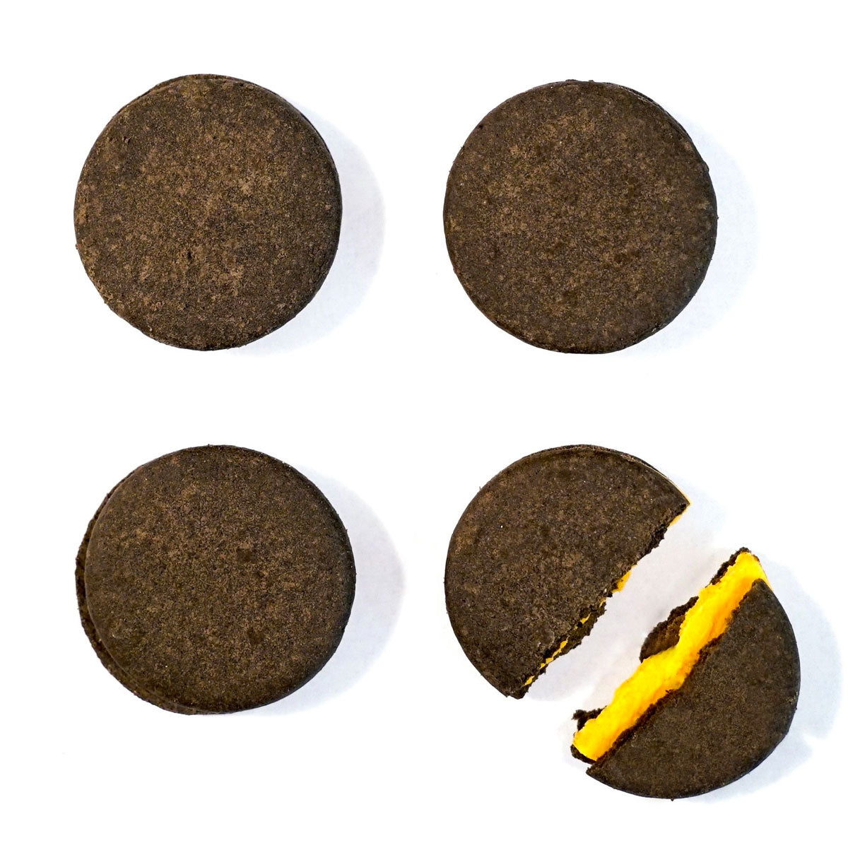 Fruit filled biscuits